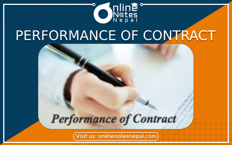 Performance of Contract